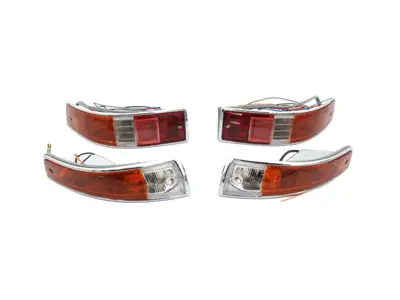 Kit indicatori di direzione e lente anteriore e posteriore Porsche 911 SWB - 90163140100, 90163140200, 90163140300, 90163140400