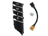 Centre console control panel with pushbuttons, Left. Porsche 95B Macan - 95B907041, 95B907041ACDML, 95B907041QDML, 95B907041Q, 95B907041A