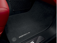 Tapis de sol avec bordure en nubuck. Porsche 970 Panamera MKII 2014>> - Voitures LHD - 97055106305