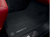 Floor Mats with Nubuck Edging. Porsche 970 Panamera MKII 2014>> - LHD Cars - 97055106305