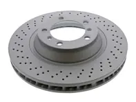 Rotor de disco de freno, Delantero. Standard Coat Z. Porsche 991 S 3.8L (OE Part No 99135140301 / 99135140401) - 460.4500.20, 460.4501.20, 99135140301, 99135140302, 99135140401, 99135140402 - 460.4500.20, 460.4501.20
