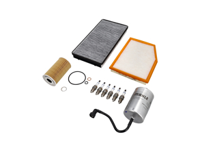 Kit di manutenzione motore - Filtri aria/carburante/olio, candele e altro - Per Porsche 986 Boxster 2.5L 1997-1999 - 99610722560, 99610731351, 0PB115499A, 99611025301, 99611013103, 99611013104, 90012310630, 99657221901, 99657221902, 99657121903, 99757121900, 99757121901, 99757121902, 99917020190
