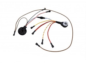 Mazo de cables del interruptor de encendido y luz de advertencia de peligro. Porsche 911 / 912 1969 - 90161202206
