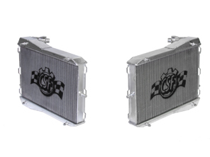 Aluminium radiator for water coolant fluid, SET OF 2. Porsche 996 / Boxster 986 / GT3 - 8MK376714291, 8MK 376 714-291, 99610613151, 99610613150, 8MK376713791, 8MK 376 713-791, 99610613251, 99610613181, 99610613281, 1614200803 - 7044