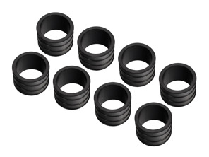 进气口橡胶套管，一套8个。适用于保时捷928（1978-84年款）。 - 92811015801, 92811015800