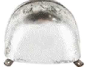 Tunnel Inspectie Deksel Aluminium. Porsche 356 / 356A T1 - 35649921, 356 49921 - PRS45