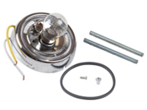 Porte-ampoule pour clignotant, chromé. Porsche 356 B/C - 64463140105, 64463140106 - 1695452000