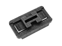 Flacher 14-poliger Steckverbindergehäusesockel für Motorkabelbaum. Porsche 911 / 914 / 924S / 928 / 944 S2 / 964 / 968 - 91161211502, 91161211305