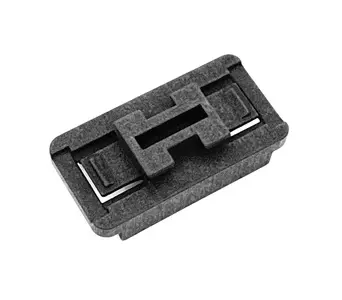 适用于发动机线束的低矮型 14 针插头连接器外壳底座。适用于保时捷 911 / 914 / 924S / 928 / 944 S2 / 964 / 968 车型。 - 91161211502, 91161211305