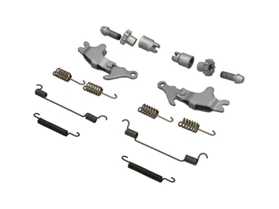 Handremschoenen veerset. Porsche 928 / 928S /928 S2 / 928 S4 / 928 GTS - 99335207100, 298609723, 90135295410, 92835295702, 90135293210, 99335207301