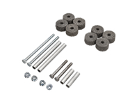 Kit de montage pour silencieux d'échappement (20 pièces) Porsche 996/997/997.2 - 99711122930, 99611123000, 90037810501, 90037818301, 99611123100, 90038000501