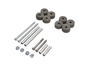 Kit de montage pour silencieux d'échappement (20 pièces) Porsche 996/997/997.2 - 99711122930, 99611123000, 90037810501, 90037818301, 99611123100, 90038000501