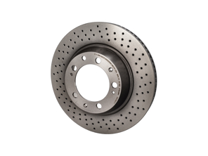 Brake disc rotor, Rear. Porsche 993 C2S / C4S / Turbo (OE Part No 99335204500 / 99335204600) - 09C08811, 09.C088.11, 99335104510, 99335104510BRE, 09C08911, 09.C089.11, 99335104610, 99335104610BRE