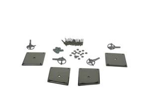 Motorkap pin kit. Porsche 914 - 91451100110 - TK Z 20