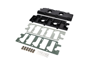 Camshaft Engine Upper Cover Kit - Alloy in Black Porsche 911 1968-89 / 965 - 90110511511, 90003101430, 90008400402, 93010519404