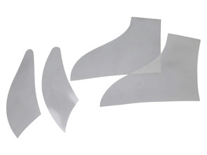 Jeu de feuilles de protection contre les pierres transparentes. Porsche 964 Carrosserie Étroite