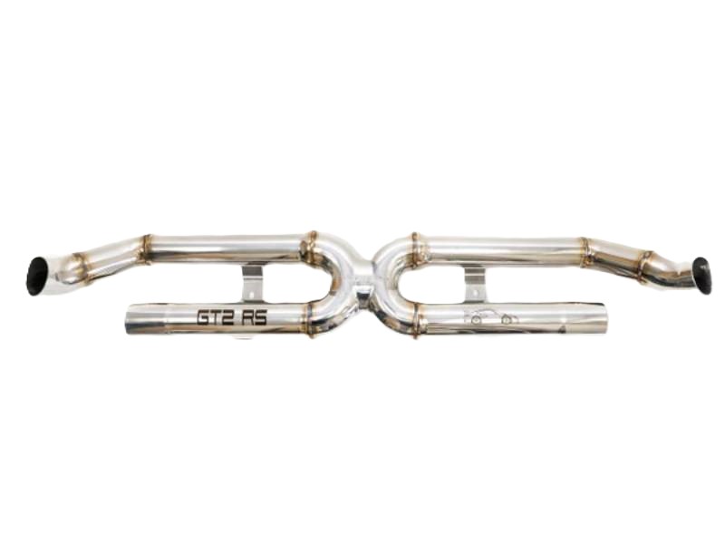 Ligne d'échappement Fabspeed avec dérivation du silencieux central (X-Pipe). Porsche 991.2 GT2 RS (2018+) - 99111173180 - FS.POR.9912GT2RS.CMX