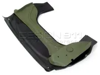 Voorvloer / ophangbevestiging en brandstoftank / batterijsteun. Porsche 911 1970-89 - 91150111702GRV, 91150195501