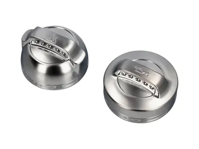 Set di tappi per olio e liquido refrigerante, effetto alluminio. Porsche 996 / 997.1 - PCG10644704