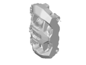 Pinza freno posteriore. Porsche Taycan >>02/2020 - 9J1615423K, 9J1615424K