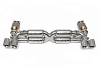 Système d'échappement Supersport 70mm x-pipe, STREET. Porsche 997.1 Turbo - 99711102772