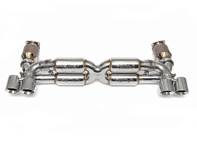 超级跑车 70 毫米 x-pipe 排气系统，STREET。保时捷 997.1 Turbo - 99711102772