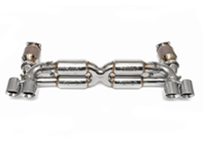 Supersport 70 mm x-pijp uitlaatsysteem, STREET. Porsche 997.1Turbo - 99711102772