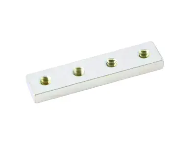 Piastra filettata per montaggio sedile 4 x M8. Porsche 911 / 928 / 964 - 92852110110, 92852110108
