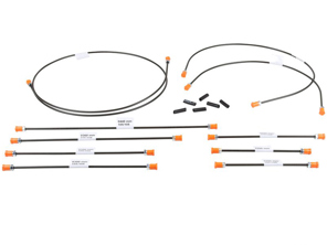Brake line kit. Porsche 911 1971-73 - 90135561102, 90135561200, 90135561900, 90135562001, 90135562102, 90135562202, 91135562704, 91135565305, 91435560300, 91435569100, 9013556200Y - EQ698005, 1661500610