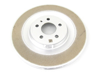 后制动盘转子。保时捷 Macan Turbo - 95B615601D, 95B615601, 18473