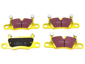 EBC gele remblokken 'Fast Road' achter. Porsche 991.1 S / 991.2 / 991.2 S / 992 / 992.2 - 99135294900, 99135294901, 97035294703, 97035294902, 97035294904