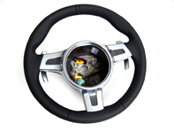 Volante sportivo a 3 razze con cambio al volante, auto PDK. Porsche 997.2 / 987.2 Boxster / 987C.2 Cayman PDK - 99734780380A34, 99704440216A10, 99704440216T10, 99704440216R10, 99704440216B10, 99704440216R10, 99704440217A10, 99704440217T10, 99704440217R10, 99704440217B10, 99704440217E10