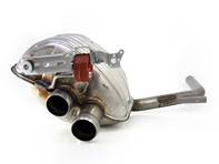 Exhaust silencer / muffler. Porsche 970 Panamera 3.0L Diesel - 97011191131, 97011191231