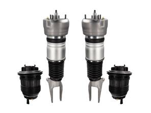 Set luchtvering schokdempers voor en achter. Porsche 970.2 Panamera 2014 - 2016 - 97034305234, 97034305235, 97034305237, 97034305134, 97034305135, 97034305137, 97033353334