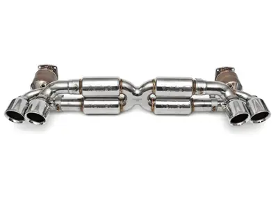 Uitlaat Supersport STREET X-Pipe uitlaatsysteem (inclusief sportkatalysatoren). Porsche 991 Turbo / Turbo S - 99111173170, 99111173171 - FS.POR.991T.SSSX, FS.POR.991T.SSSXQ, FS.POR.991T.SSSXB, FS.POR.991T.SSSXG