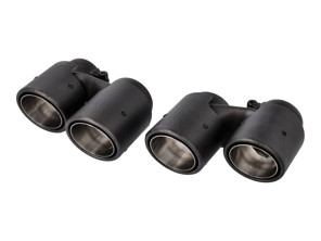 Sorties d'échappement DesignTek effet fibre de carbone pour Porsche 991 S 3.8L - 99111136101, 99111136102, 99111136103, 99111198301, 99111198302, 99111198303, 99111146700, 99111136201, 99111136202, 99111136203, 99111146800