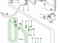 Radiator Oliekoeler Kit. Porsche 911 74-79 - 93020704602, 93020704503, 91120705001, 90007508502, 90002500703, 90002701503, 91120705100, 91120730200, 91120730300, 90015100703, 90018703202, 99951108402, 99951108002, 90037803001, N0120064