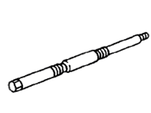 Pedal shaft. Porsche 986 Boxster / 996 Manual LHD Cars - 99642328405