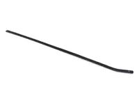 Door sill strip, Black. Porsche 928 - 9285592900570B, 9285592890570B