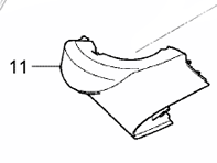 Abdeckung Außenspiegelfuß, hinterer Teil. Porsche 958 Cayenne Turbo S LHD - 95873101941G2X, 95873101940041, 95873102040041, 95873102041G2X