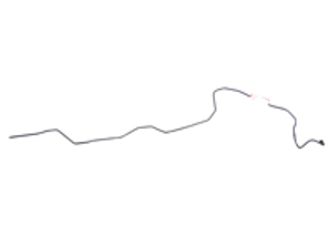 Kraftstoffrücklaufleitung, vorne. Porsche 996 GT2 - 99620127102