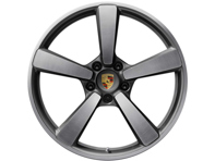 Turbo Exclusive Design front alloy wheel in Platinum Silver Metallic finish 20' 9.5J ET44 PCD 5/130 - 992601025AJOU7
