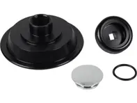 Deurslotknop, ZWART. Porsche 911 / 964 / 993/928 - 911680DK965, 1687550310, 92853758502, 9285375850270B, 92853758103, 9285375810370B, 91153170300 - TU637010BL, 1687550310