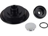 Deurslotknop, ZWART. Porsche 911 / 964 / 993/928 - 911680DK965, 1687550310, 92853758502, 9285375850270B, 92853758103, 9285375810370B, 91153170300 - TU637010BL, 1687550310