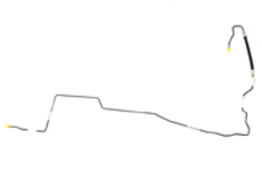 Drukleiding stuurhuis, toevoer. Porsche 996 2002 >> - 99634745229, 99634745227, 99634745225