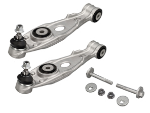 Bracci di controllo posteriori (tipo sottile) 'braccio a bara' - con giunto sferico inferiore. Porsche 987 / 981 / 718 (982) Cayman e Boxster / 997 Carrera/Turbo/GT2/GT3 - 99733105301, 99733105302, 99733105303, 98133105301, 98133105300