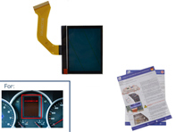 Displayset voor instrumentenpaneel (EU) rode kap. Porsche Cayenne 955 - 6082, 7L5920880A, 7L5920875H, 7L5920875C, 7L5920870A, 7L5920870B, 7L5920870C, 7L5920870D, 7L5920875, 7L5920875A