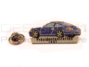 Pin's 'Porsche 911 Carrera - Prasidententreffen 1997' Bleu