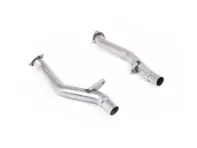 Milltek 运动型排气系统二次催化器旁通管。保时捷 958 卡宴 S 4.8L V8（非涡轮增压）2010-14 年 - 95811302400, 958113024AX, 95811302401, 95811302300, 958113023AX, 95811302301 - SSXPO204