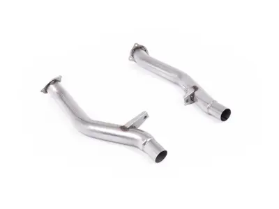 Tuyaux de dérivation de catalyseur secondaire d'échappement sport Milltek. Porsche 958 Cayenne S 4,8 L V8 (sans turbo) 2010-2014 - 95811302400, 958113024AX, 95811302401, 95811302300, 958113023AX, 95811302301 - SSXPO204